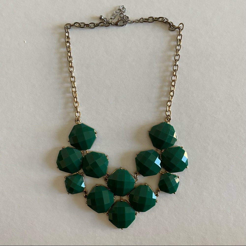 Emerald Green Statement Necklace